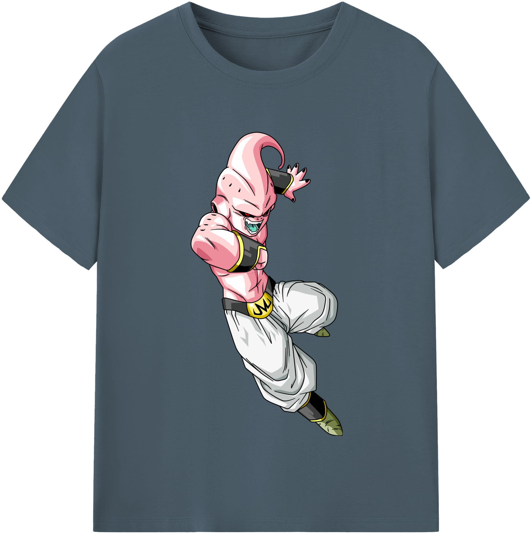 （画像用） ドラゴンボール 魔人ブウ DRAGON BALL Majin Buu 綿100％半袖Tシャツ（フロントプリント）